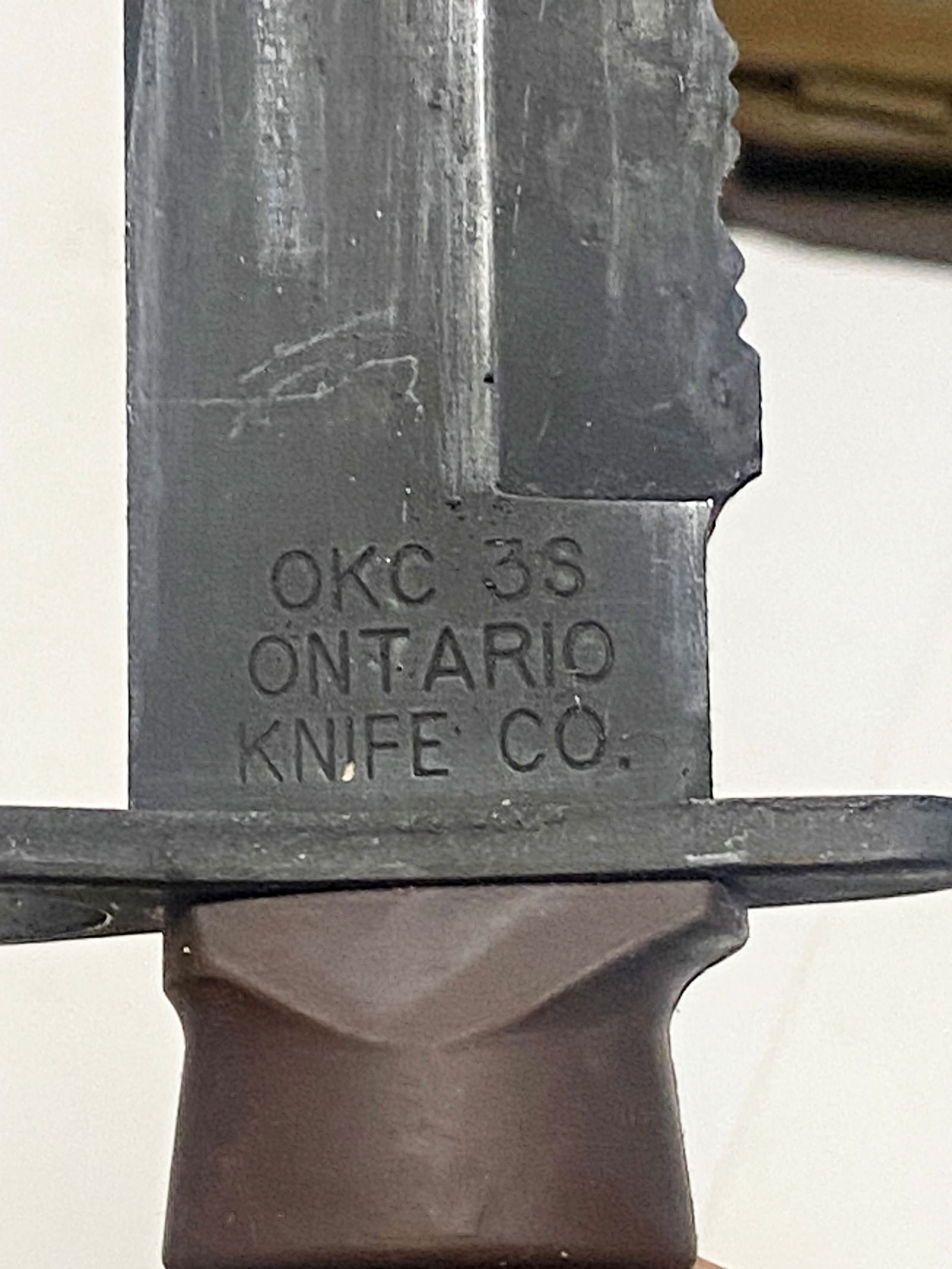 Excellent Combat USMC Ontario Knife Co OKC-3S Multi-Purpose Bayonet with Scabbard - 13