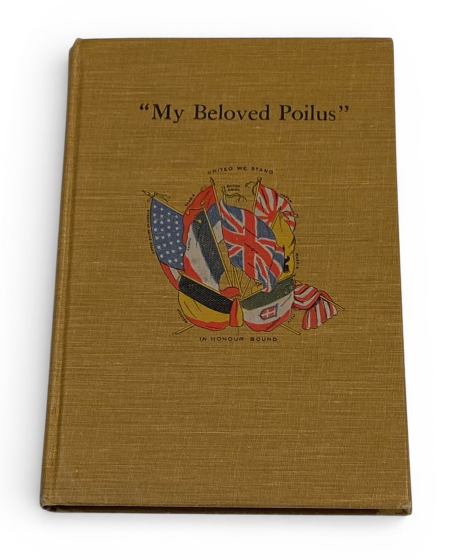 Antique 1917 My Beloved Poilus Book : See photos. In excellent condition, which is rare to see for a book this age, may be one of the best existing copies. An excellent piece for the avid collector of WWI history or history in general. Co