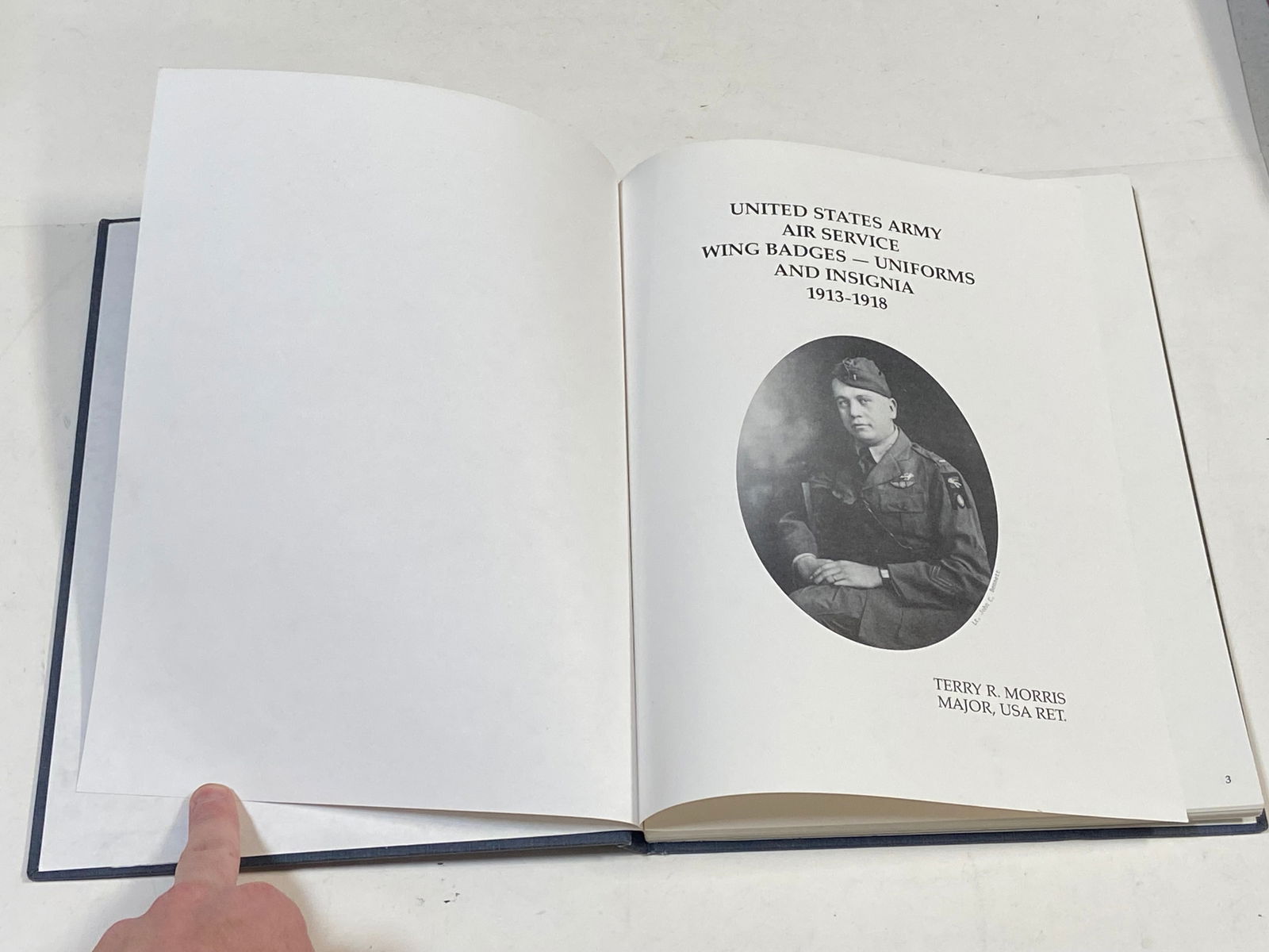 US Army Air Service Wing Badges - Uniforms and Insignia 1913-1918 by Terry R. Morris - 1st Printing - 4