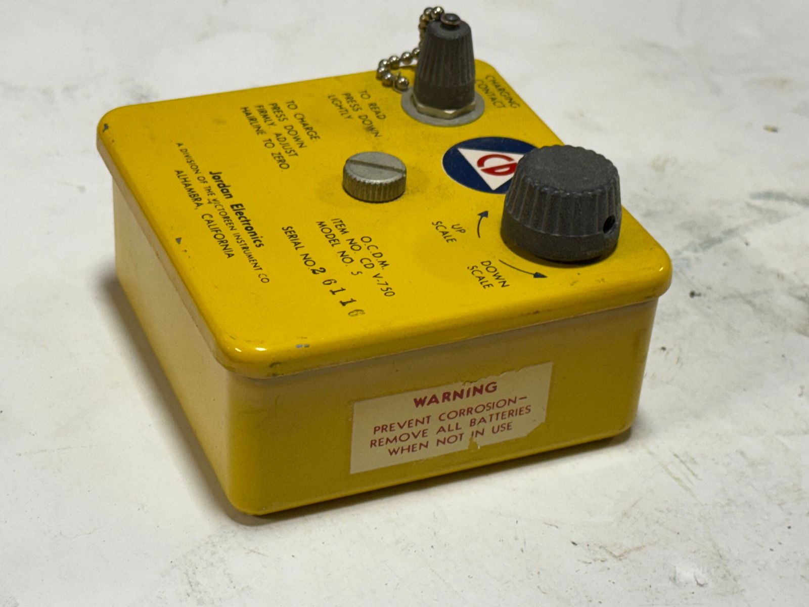 (3) OCDM V-700 Model NO. 6B Radiological Servey Meters and (1) Dosimeter Charger - 18