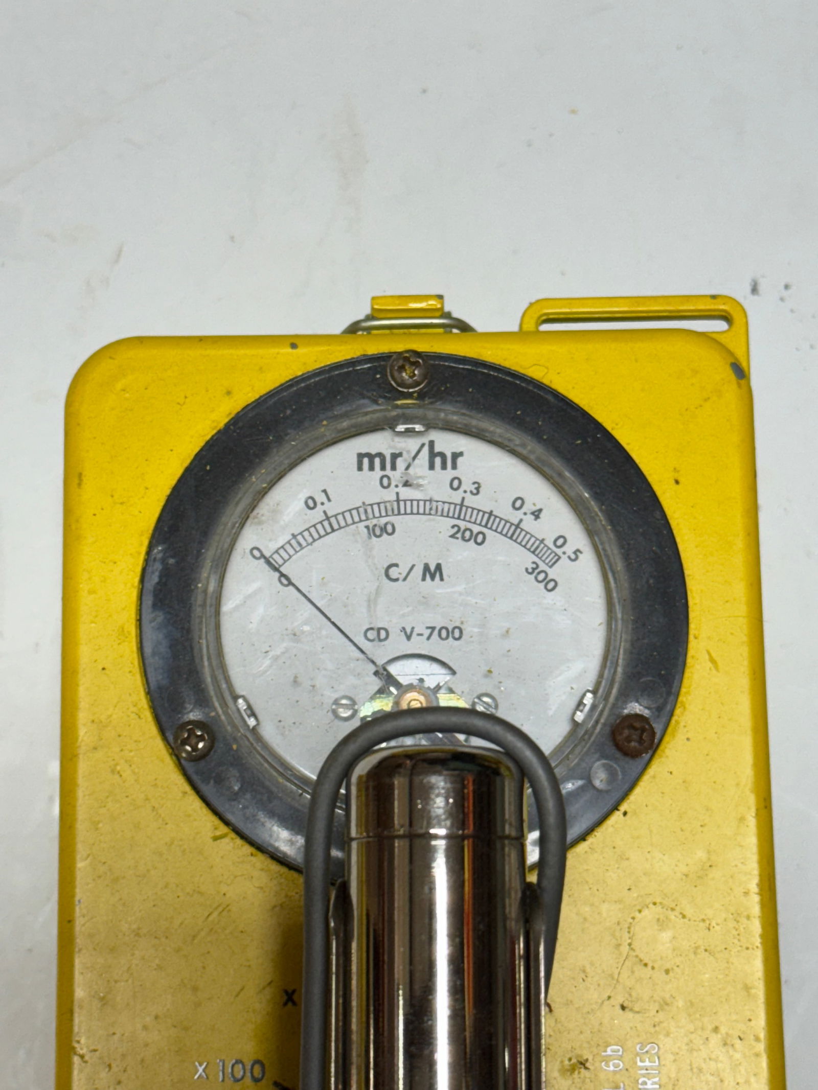 (3) OCDM V-700 Model NO. 6B Radiological Servey Meters and (1) Dosimeter Charger - 8