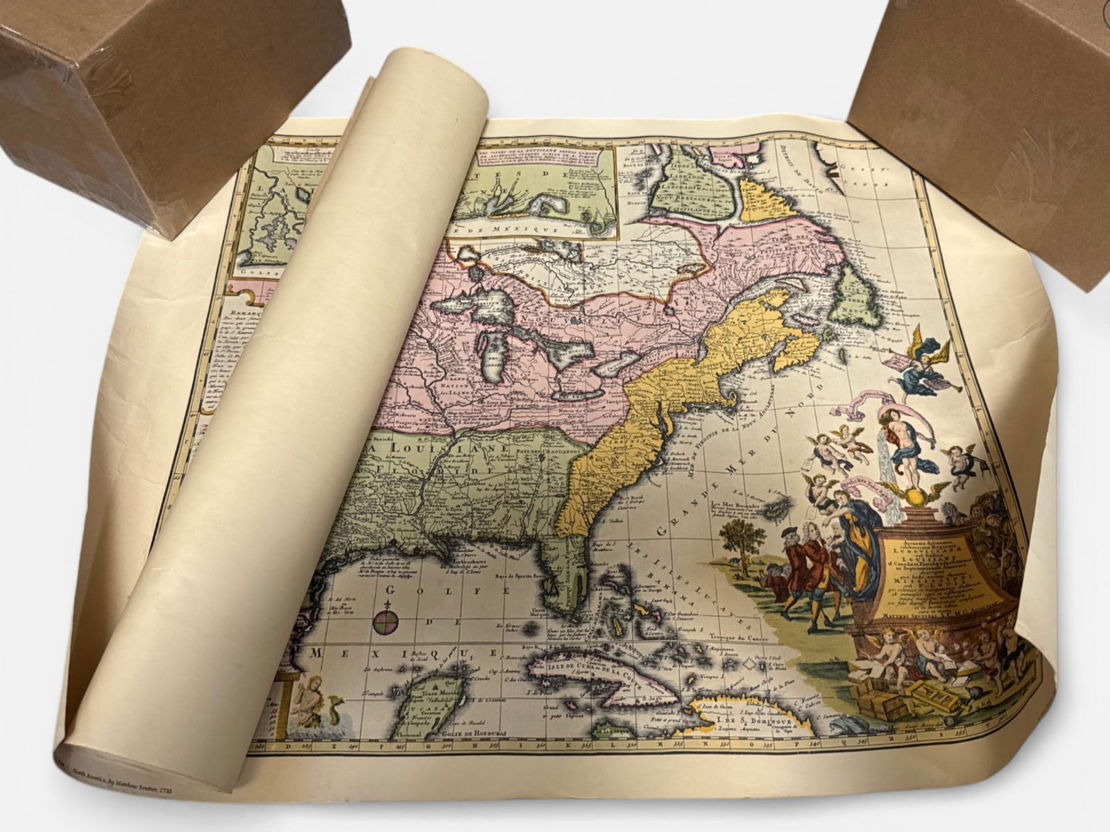 (2) 1700s Maps of America (1 of 8)