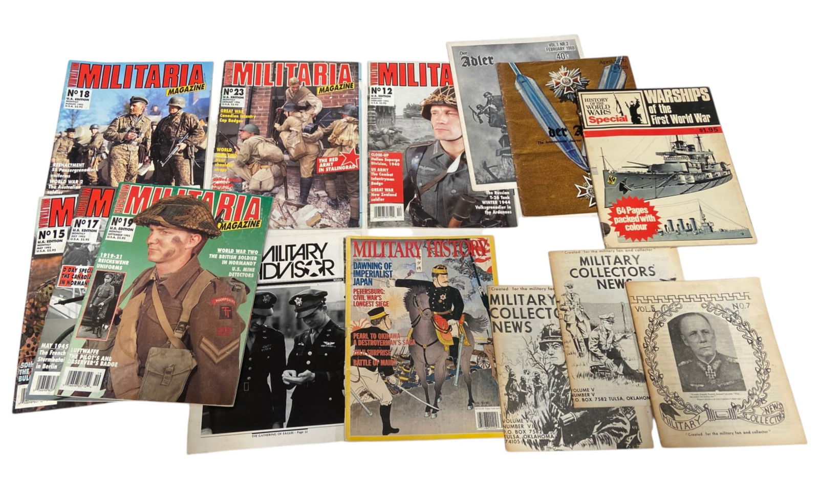(14) Military Collecting Magazines: See Photos 