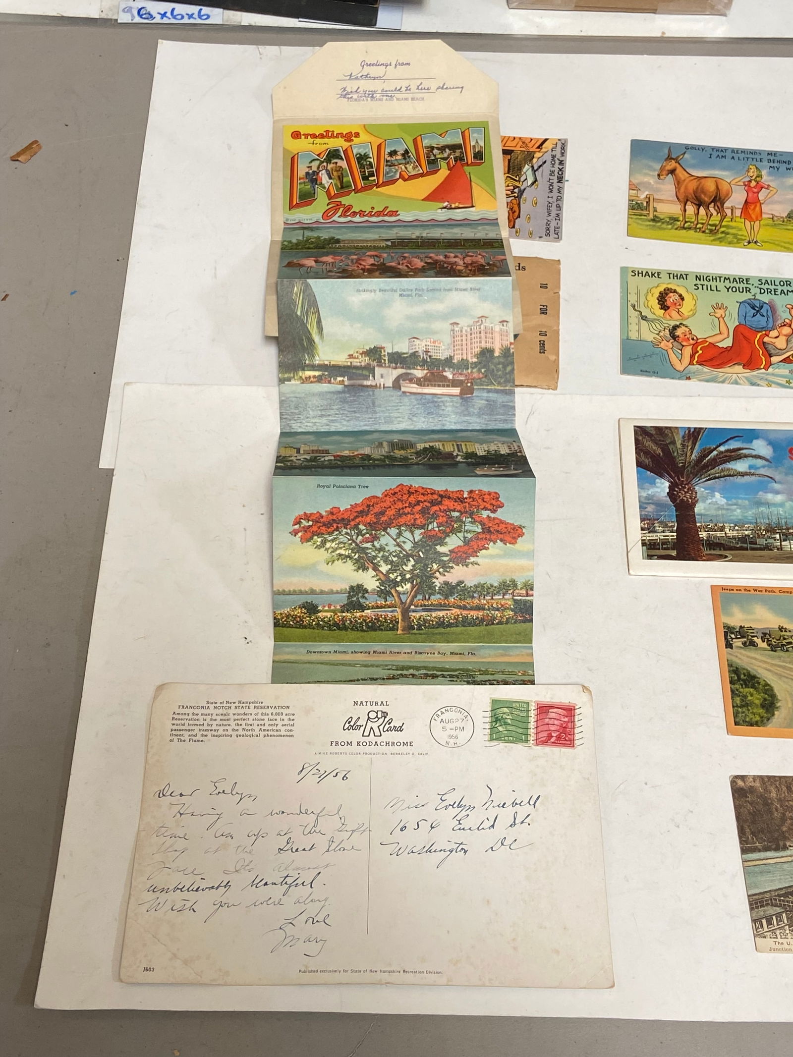 Apprx 30 Postcards From Military Comic to Visiting Places - 3