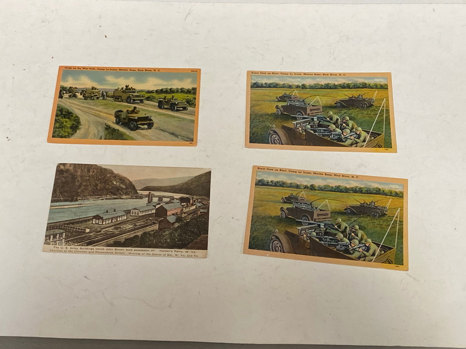 Apprx 30 Postcards From Military Comic to Visiting Places - 6