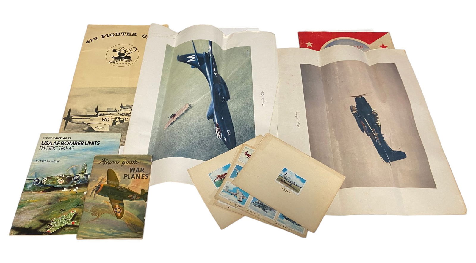 Air Force Grouping of Books, Menus, Know Your Planes, and More: See Photos 