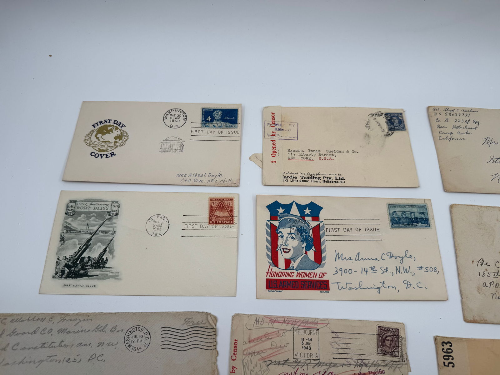 Large Grouping of Letters, Letter Covers, Newspaper Clippings, Post Cards, and More - 16
