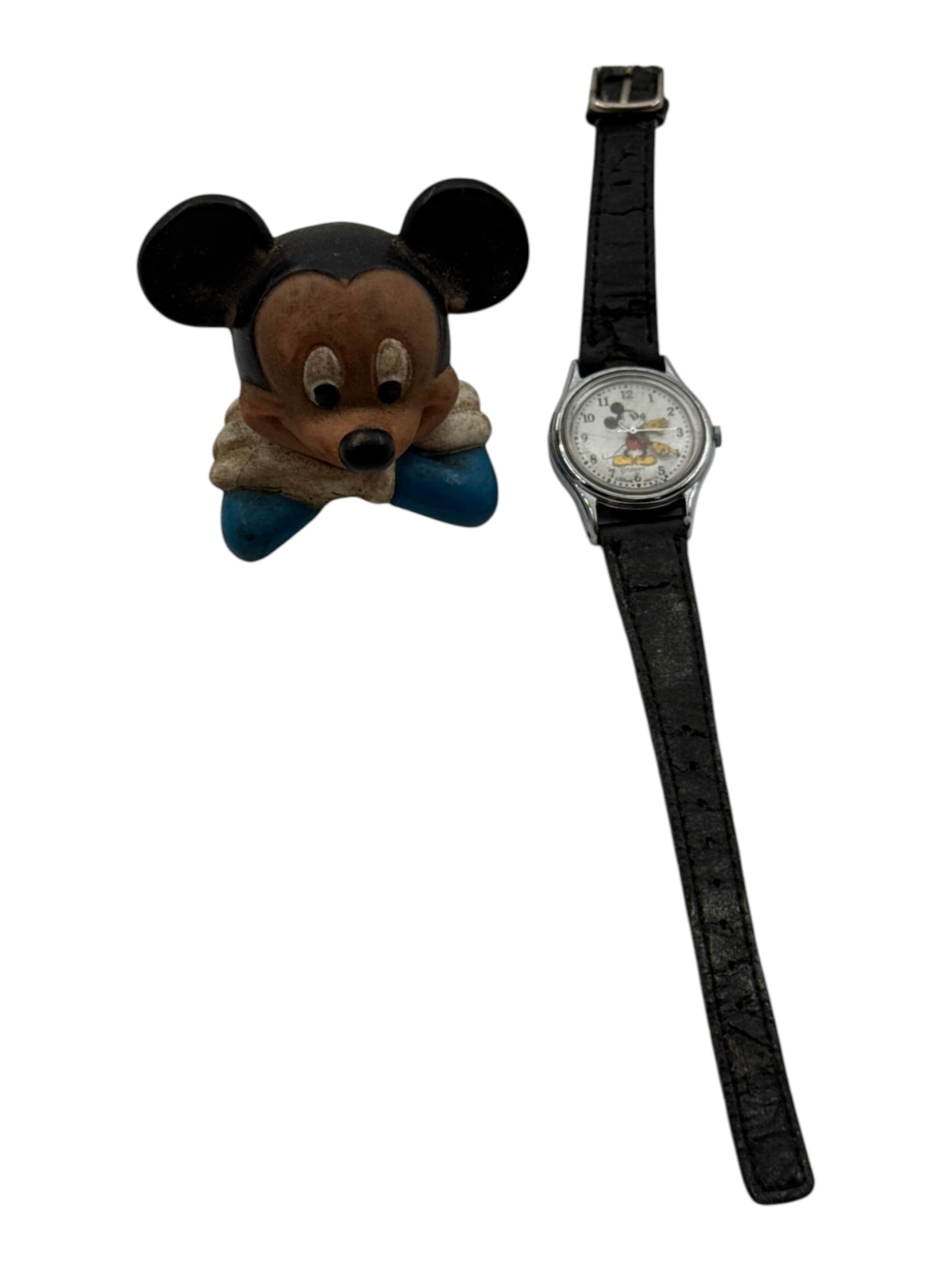 Vintage Disney Lot: Disney Watch by Lorus, and Disney Toy