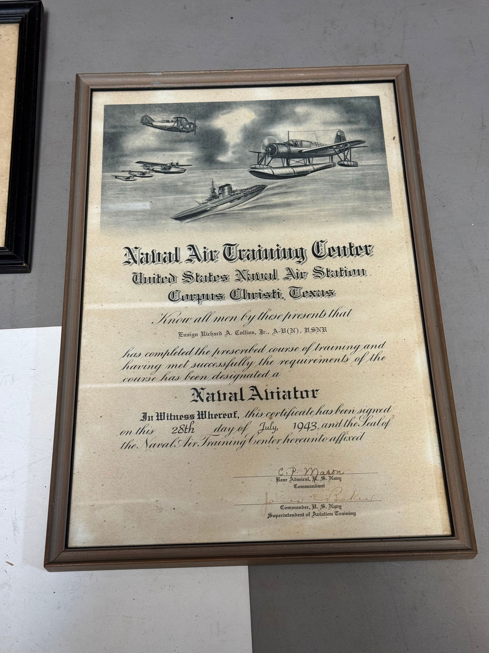 Lot of (4) Framed Awards and Discharge - 3