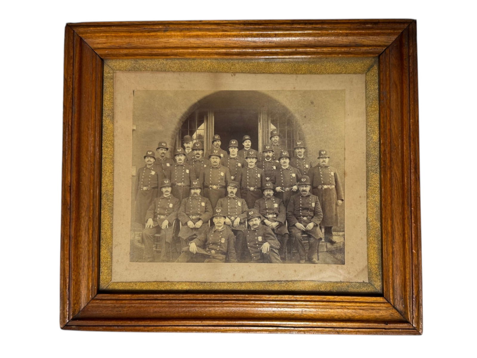 Framed England Policemen Group Photo Circa Earl 1900's: See Photos. 