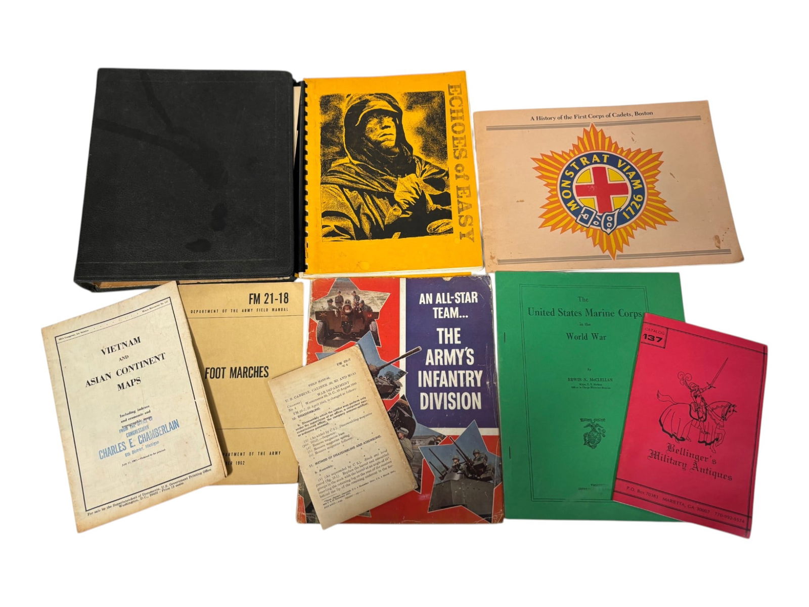 Lot of (9) War Themed Books: See Photos 