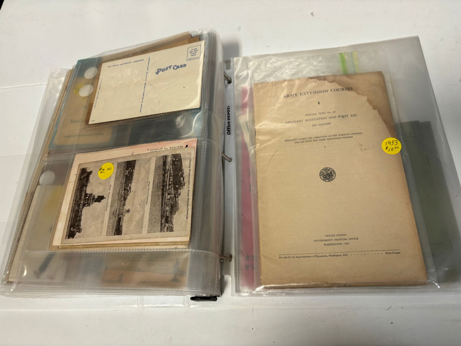 Lot of Misc Post Cards and Paper Items 1900's - 10