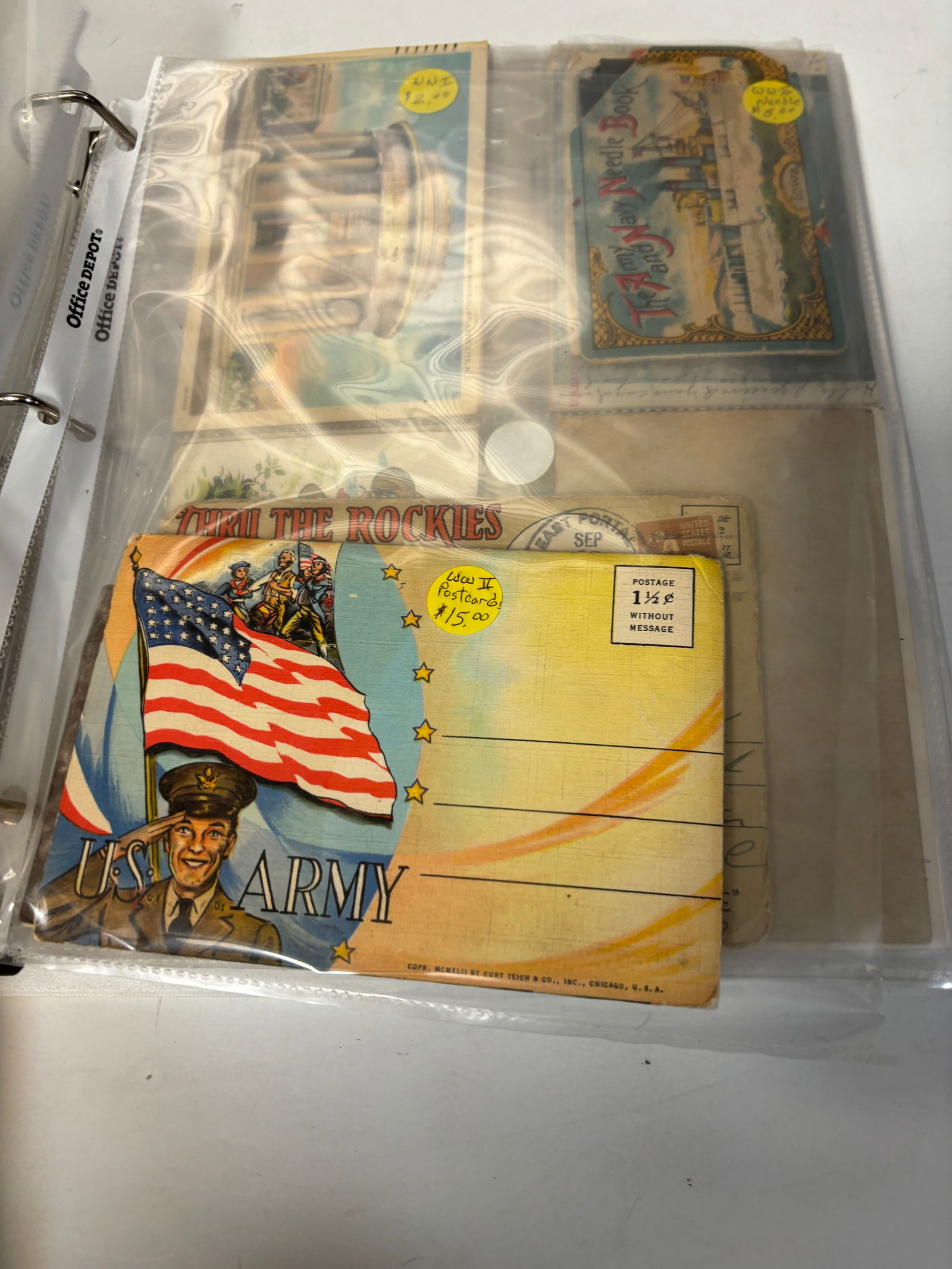 Lot of Misc Post Cards and Paper Items 1900's - 3