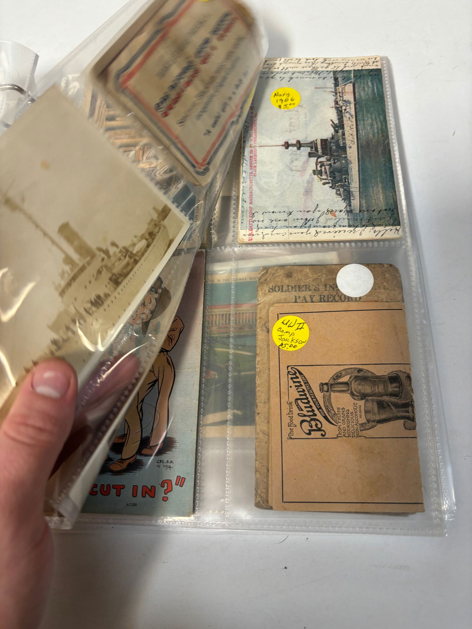 Lot of Misc Post Cards and Paper Items 1900's - 5