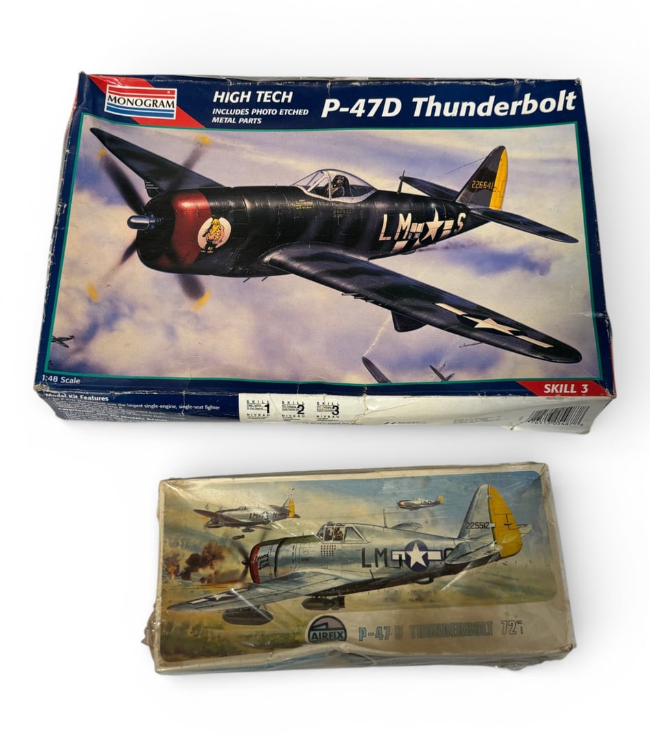 (2) Model Planes of P47D Thunderbolt (1 of 5)