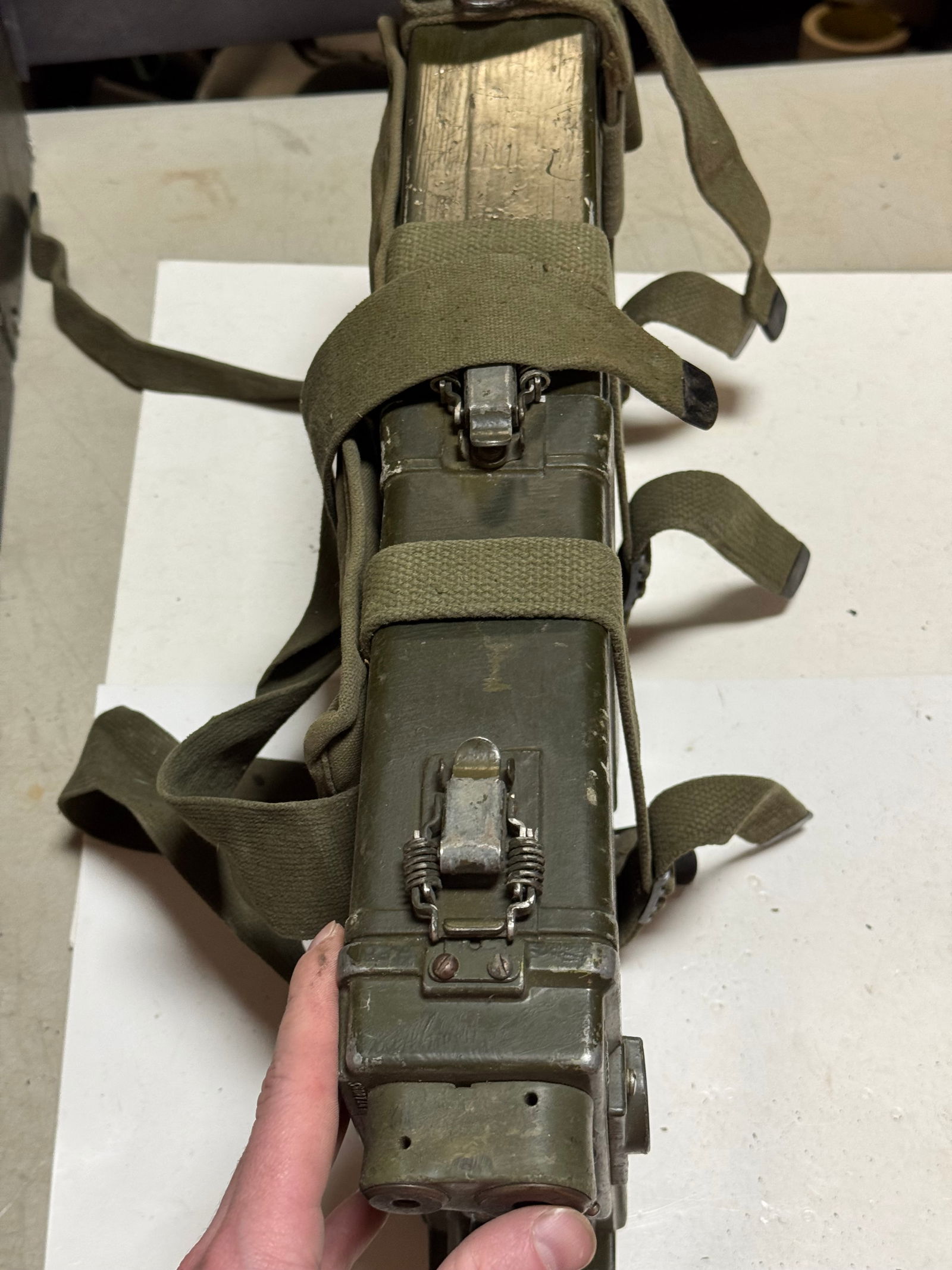 US Signal Corps AN/PRC-10 Backpack Radio, (3) Radios, and Antenna - 10