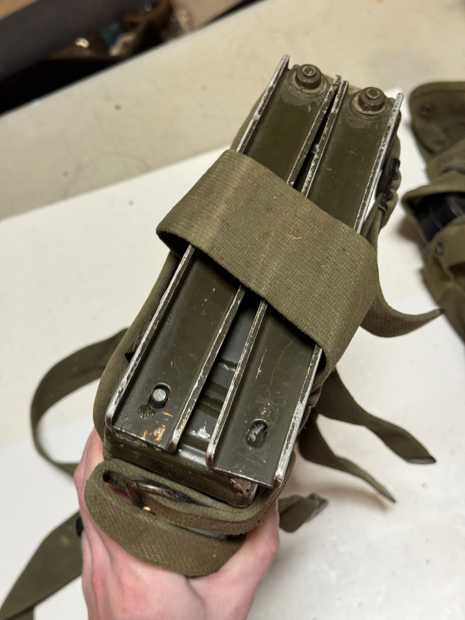 US Signal Corps AN/PRC-10 Backpack Radio, (3) Radios, and Antenna - 11