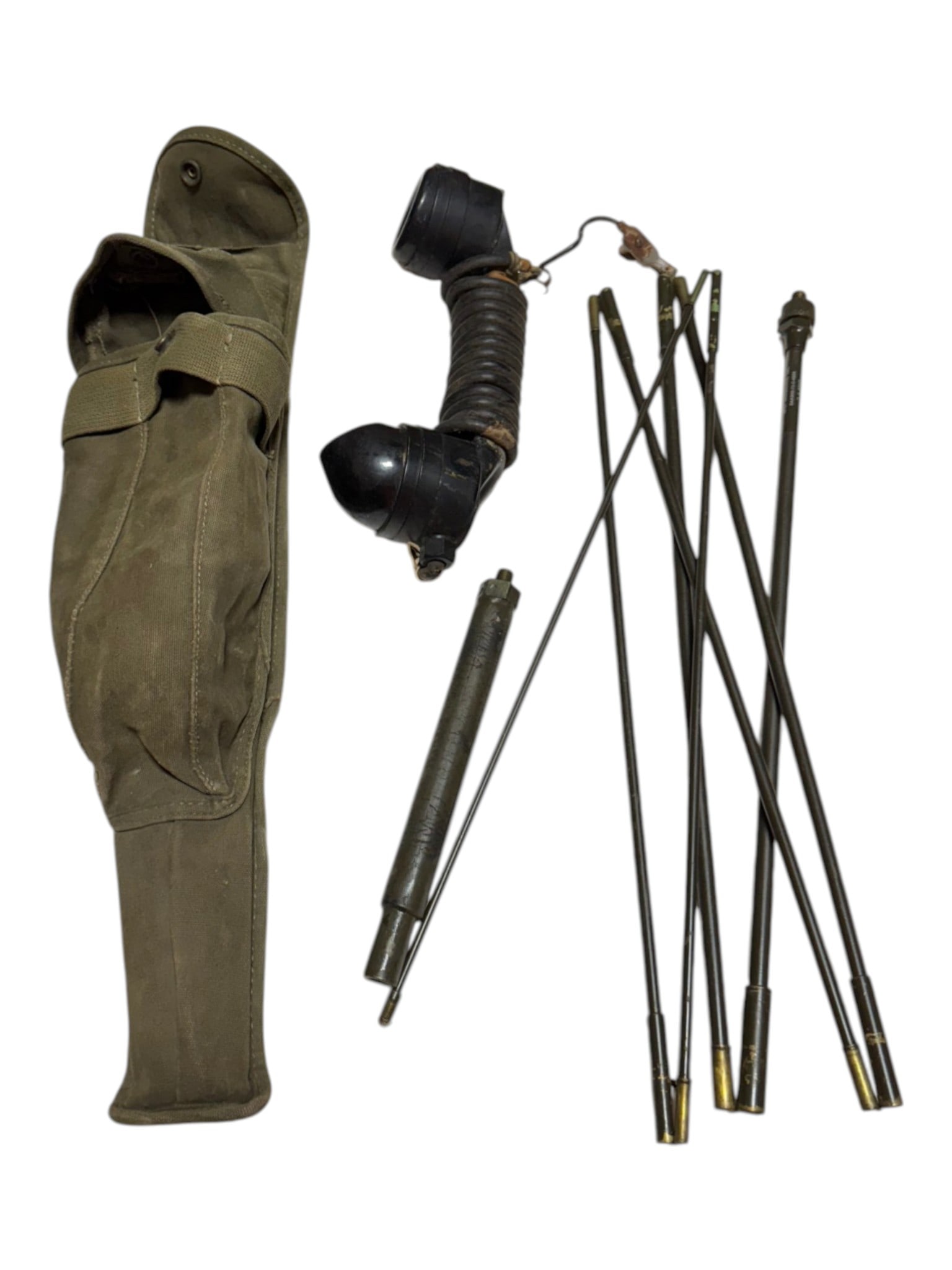 US Signal Corps AN/PRC-10 Backpack Radio, (3) Radios, and Antenna - 12