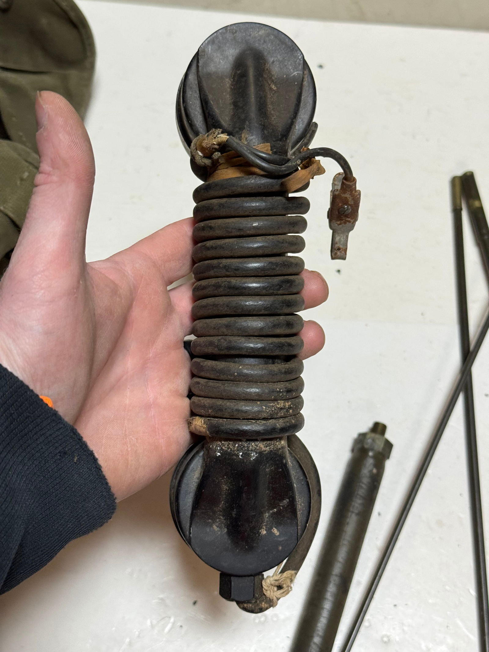 US Signal Corps AN/PRC-10 Backpack Radio, (3) Radios, and Antenna - 14