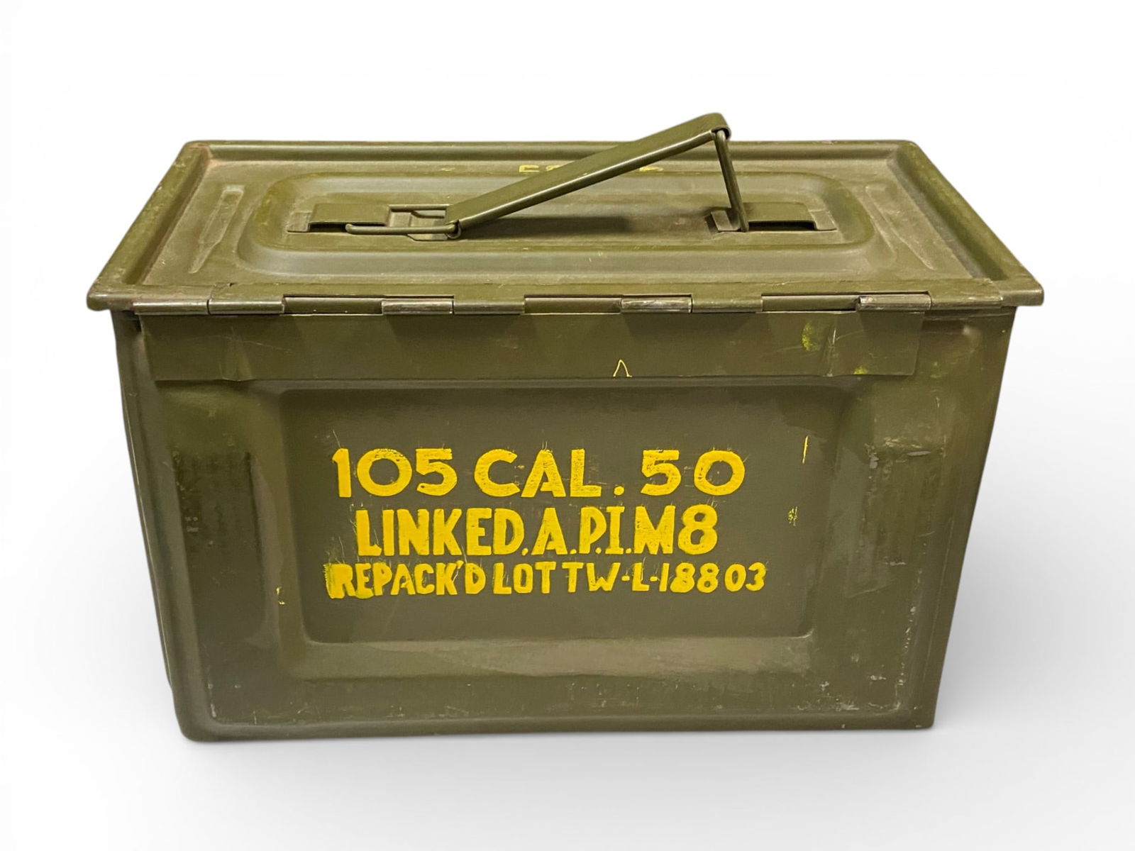 (1) WWII 50CAL Ammo Can: See Photos 