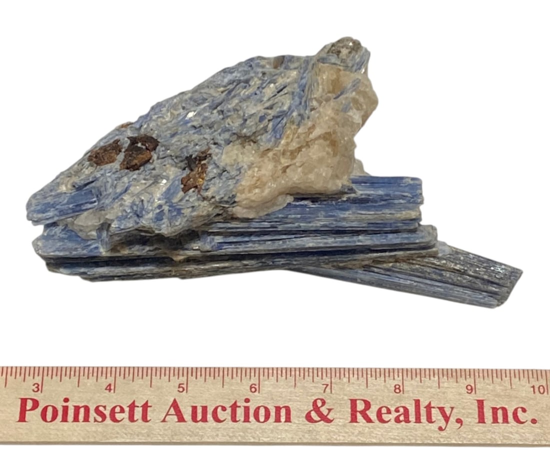 Nice Large Natural Blue Kyanite Quartz Crystal Cluster - 2