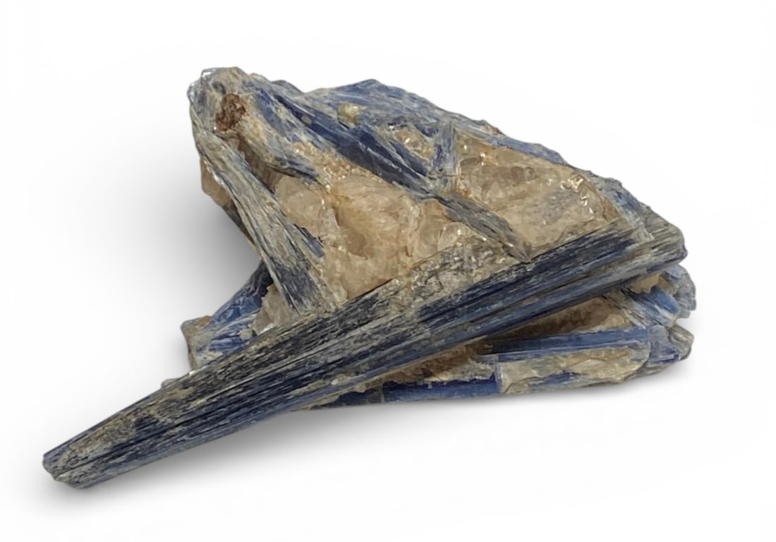 Nice Large Natural Blue Kyanite Quartz Crystal Cluster - 3