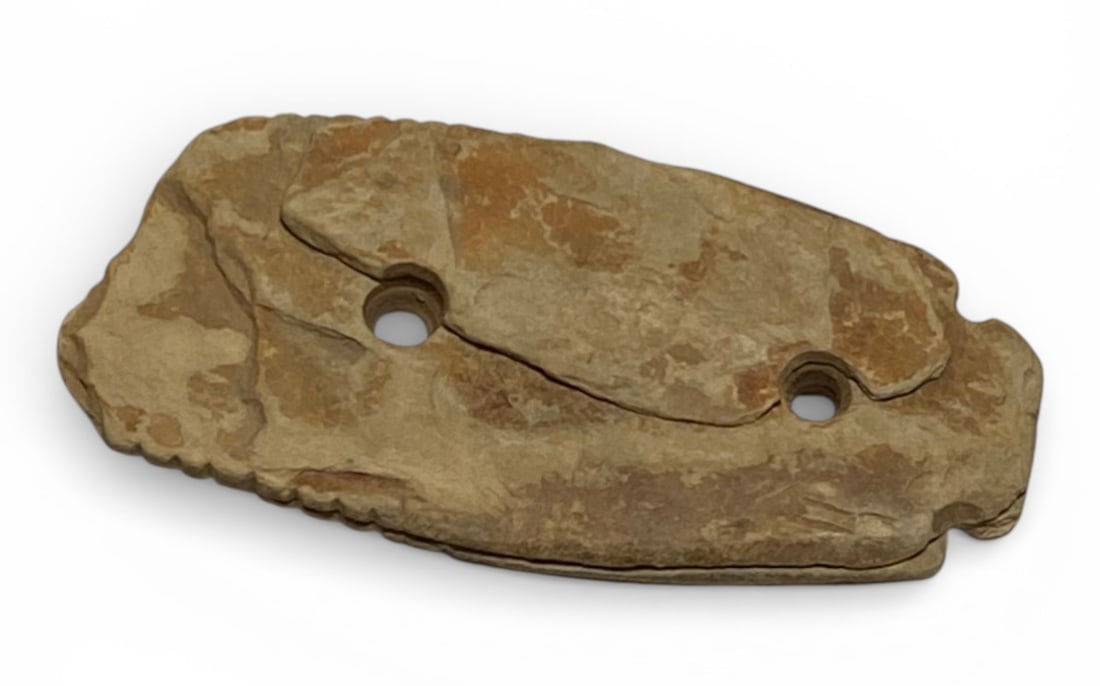 Native American Artifact Gorget Pendant - 2