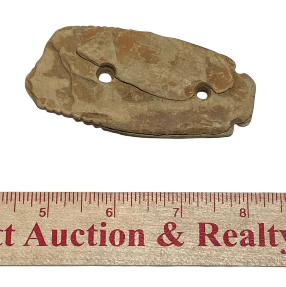 Native American Artifact Gorget Pendant - 3