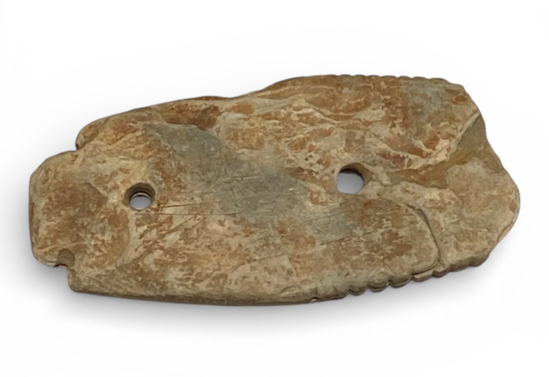 Native American Artifact Gorget Pendant - 4