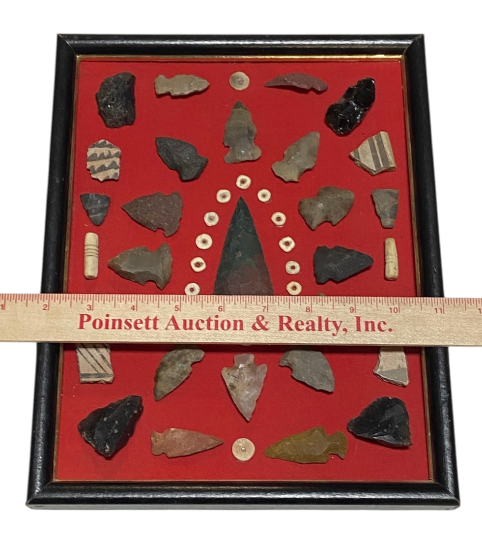 Native American Artifact Framed Group Collection - 2