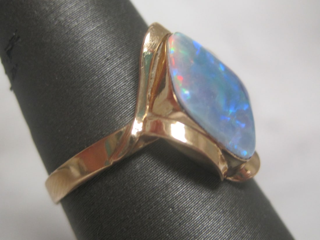 14k Gold Opal Ring - 3