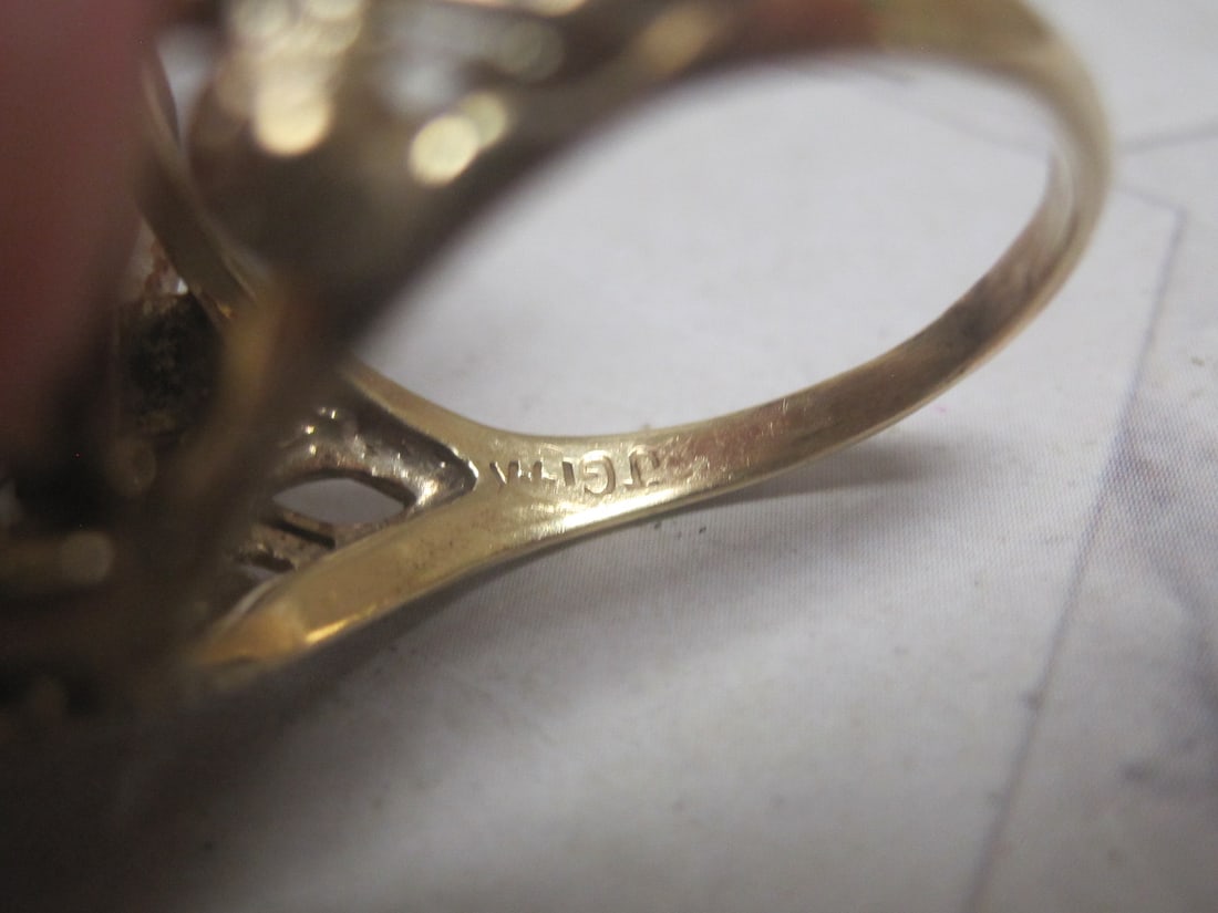 14k Gold Star Sapphire Princess Ring - 4