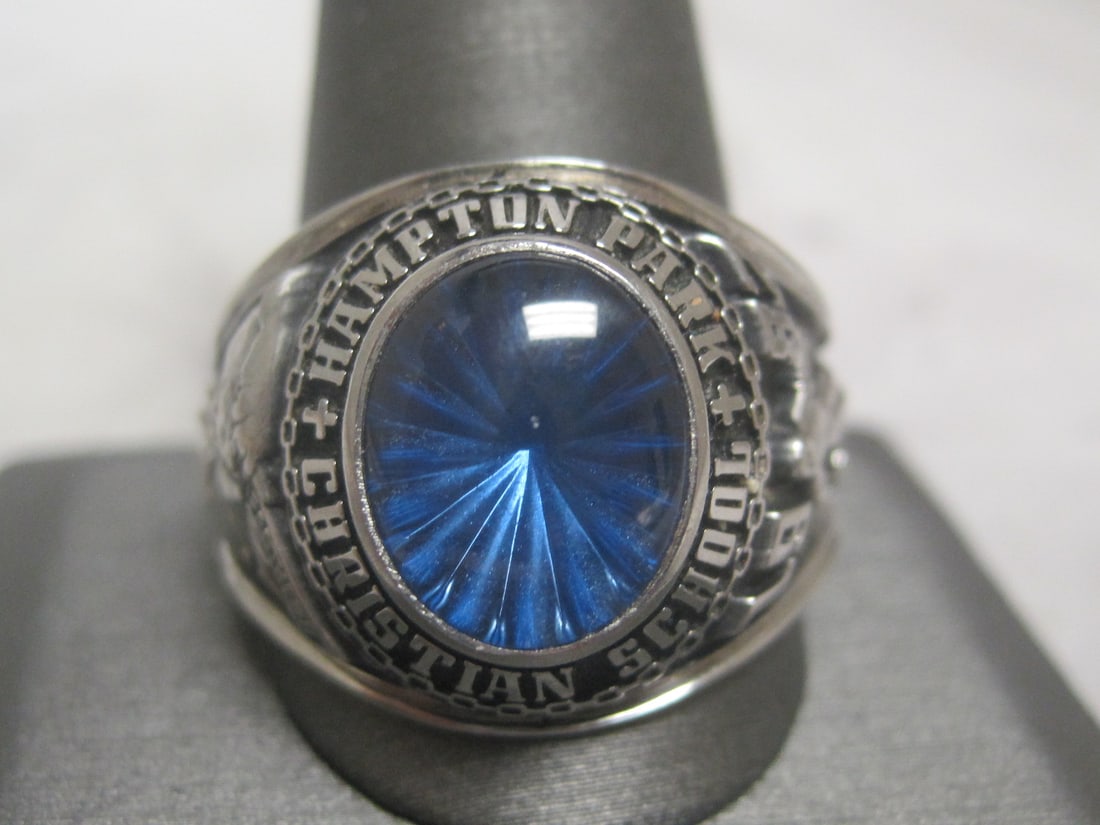 1987 Hampton Park Christian School Class Ring: Size 14 