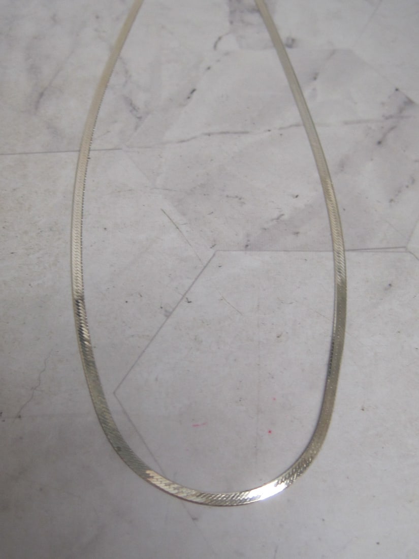 18" Sterling Silver Necklace (1 of 3)