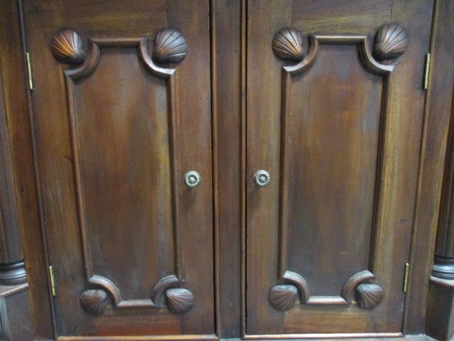 Corner Wood Cabinet - 11