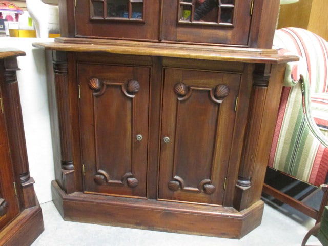Corner Wood Cabinet - 4