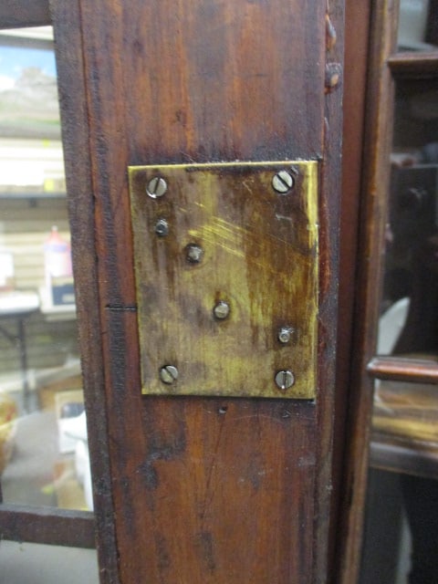 Corner Wood Cabinet - 9