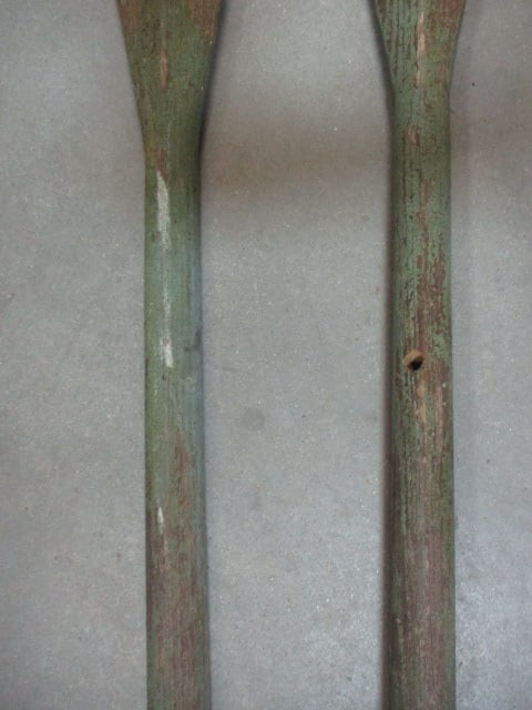 Antique (PR) Wood Oars - 4