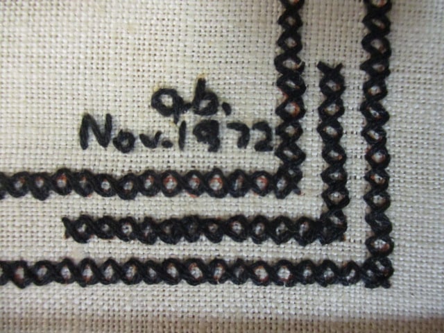 Kwitcherbellyakin Framed Needlepoint - 2