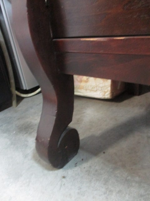 Antique 1 Drawer/2 Door Washstand Chest - 7