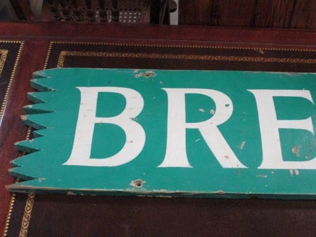 Breakfast Wood Carved Sign - 2