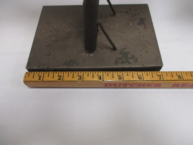 Metal Rooster on Metal Stand - 13