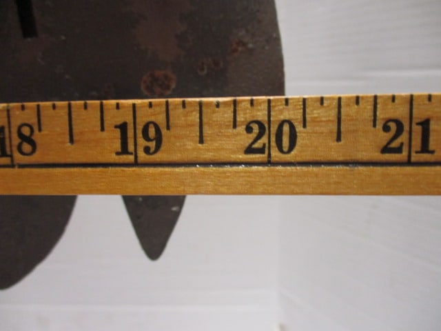 Metal Rooster on Metal Stand - 14