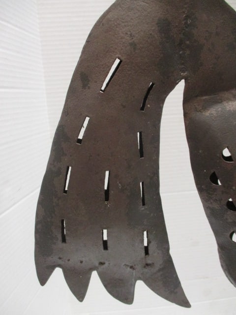 Metal Rooster on Metal Stand - 6