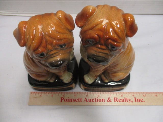 Shar Pei (PR) Bookends 8" & Dog Figurine (6 1/2") - 10