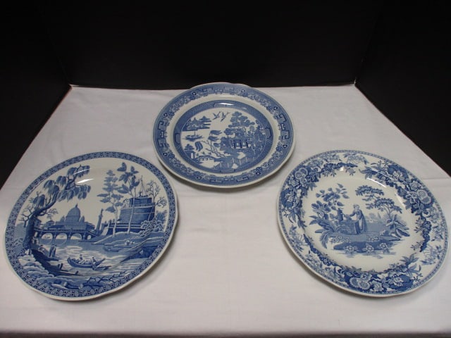 Spode Blue Room Collection Plates (Lot of 3) (1 of 8)
