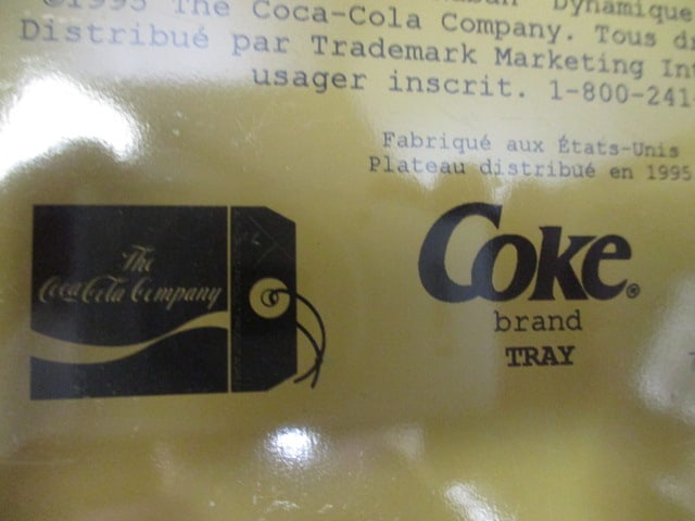 Coca Cola Oval Tray (11 x 8 1/2), Coca Cola Tin 6", & Partial - 5