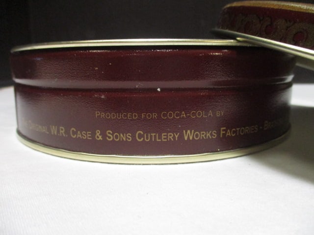 Coca Cola Oval Tray (11 x 8 1/2), Coca Cola Tin 6", & Partial - 9