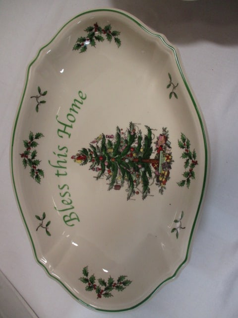 Spode 'Christmas Tree' Platters (Lot of 2) - 2