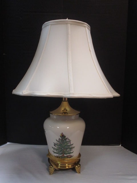 Spode 'Christmas Tree' Lamp: 24" 